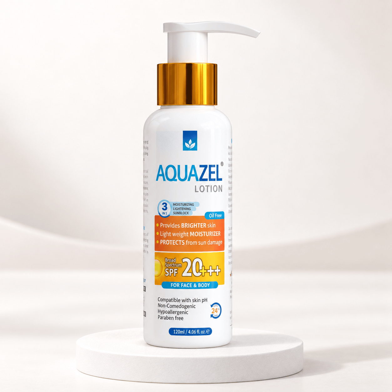 Cosmzel Moisturizing Lotion Aquazel™ Oil-Free Moisturizing Lotion SPF 20