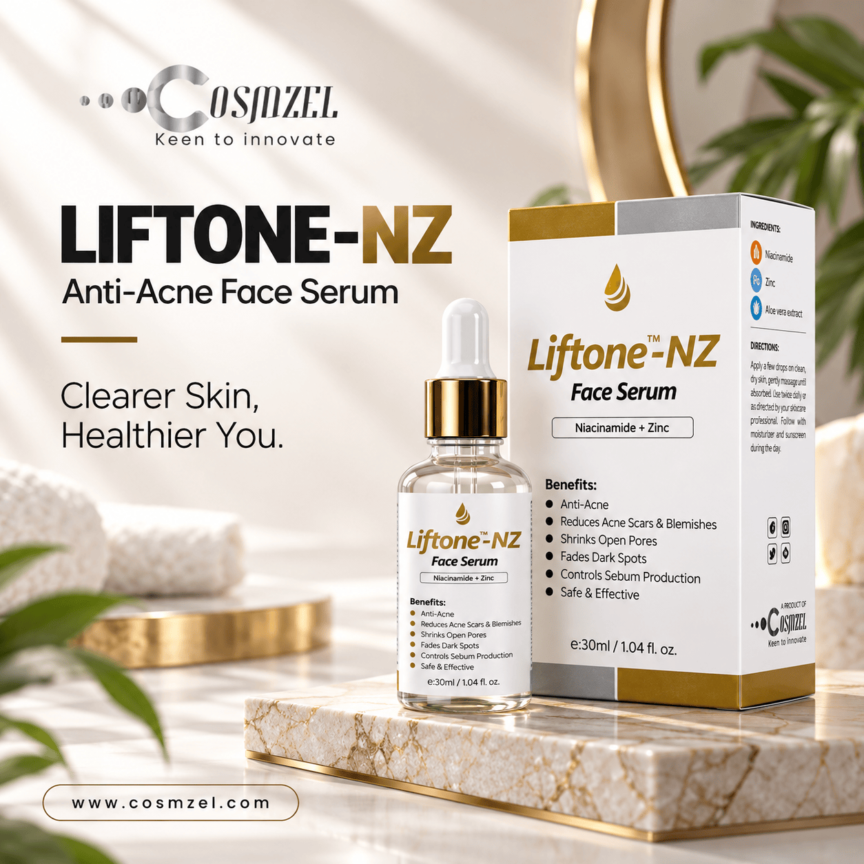 Liftone™ NZ Face Serum for Acne, Oil Control & Blemishes