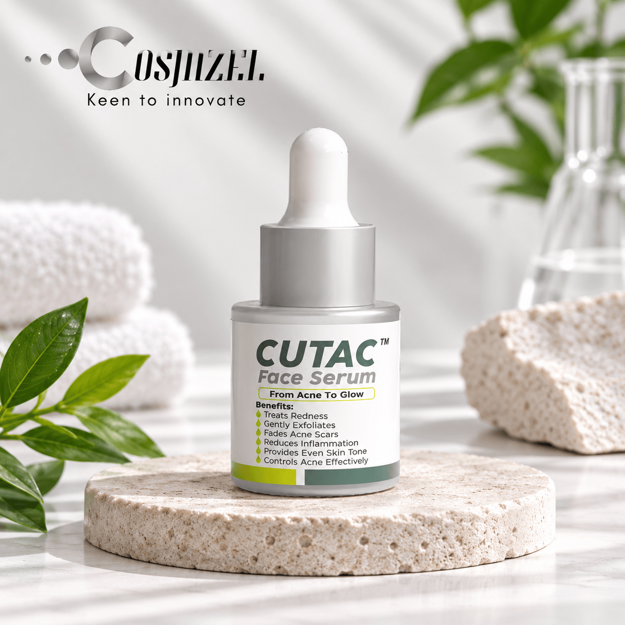 Cosmzel Face Serums CUTAC Face Serum for Acne, Acne Scars & Oily Skin