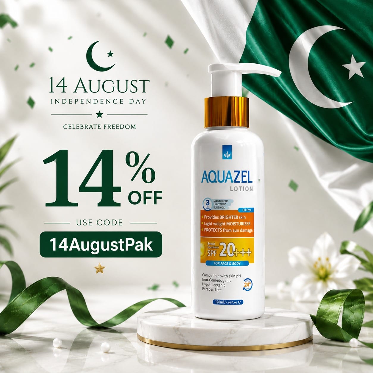 Cosmzel Moisturizing Lotion Aquazel™ Moisturizing Lotion