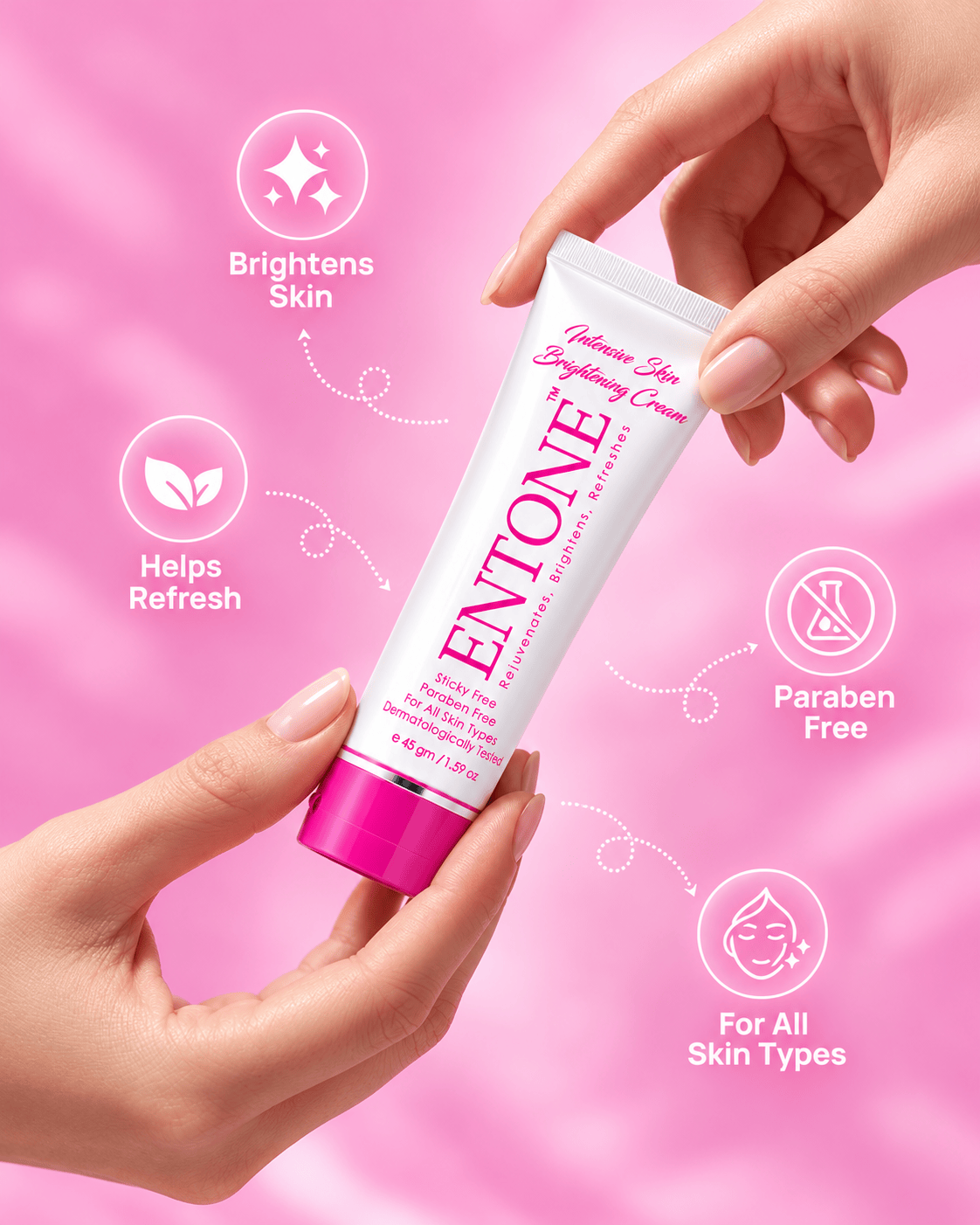 Cosmzel Skin Care Entone™ Multi-Action Cream for Dark Spots & Uneven Skin Tone